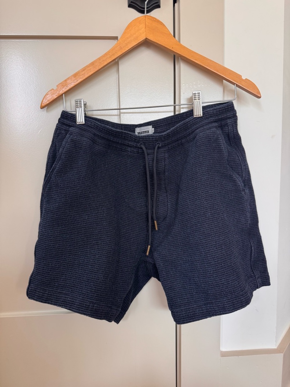 Taylor Stitch Après Shorts Indigo Waffle
